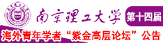 日女操逼污视频南京理工大学第十四届海外青年学者紫金论坛诚邀海内外英才！